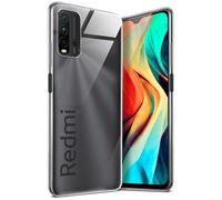 moex Aero Case, Compatible with Xiaomi Redmi 9T, Case Made of Silicone, Completely Transparent, Clear Mobile Phone Protective Case, Ultra Thin, Transparent Monochrome, Crystal-Clear