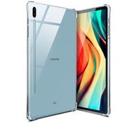 moex Aero Case for Samsung Galaxy Tab S6 Silicone Transparent Protective Case Ultra Thin Shockproof with Corner Protection Tablet Silicone Case Transparent Minimalist Clear