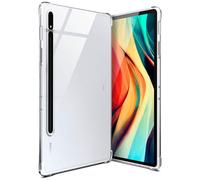 moex Aero Case for Samsung Galaxy Tab S7 / S8 Silicone Transparent Protective Case Ultra Thin Shockproof with Corner Protection Tablet Silicone Case Transparent Minimalist Clear
