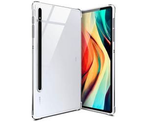 moex Aero Case for Samsung Galaxy Tab S8 Plus Silicone Transparent Protective Case Ultra Thin Shockproof with Corner Protection Tablet Silicone Case Transparent Minimalist Clear