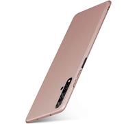 moex ALPHA Case compatible with Huawei nova 5T Cover Thin | Ultra-Slim Mobile Cover - Metallic Protective Cover Mobile Cover, Matt Rose Gold