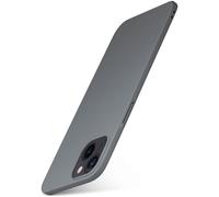 moex Alpha Case for Apple iPhone 15 Minimalist Shockproof and Lightweight, Thinnest Mobile Phone Case, Super Slim Protective Case, Ultra Air Hard Case Made of Plastic, Taupe