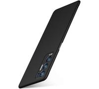 moex Alpha Case for Oppo Find X3 Neo Case Minimalist Shockproof and Lightweight, Thinnest Mobile Phone Case, Super Slim Protective Case Ultra Air Hard Case Made of Plastic, Matt Black