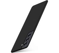 moex Alpha Case for Samsung Galaxy S21 FE 5G Case Minimalist Shockproof and Lightweight, Thinnest Mobile Phone Case, Super Slim Protective Ultra Air Hard Case Made of Plastic - Matte Black