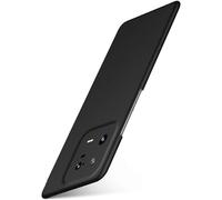 moex Alpha Case for Xiaomi 13 Pro, Minimalist Shockproof and Lightweight, Thinnest Mobile Phone Case, Super Slim Protective Case, Ultra Air Hard Case Made of Plastic, Matt Black