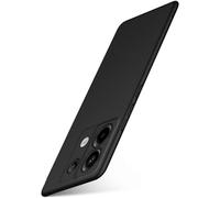 moex Alpha Case for Xiaomi Redmi Note 13 Pro 5G Case Minimalist Shockproof and Lightweight, Thinnest Mobile Phone Case, Super Slim Protective Ultra Air Hard Case Made of Plastic - Matte Black