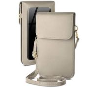 moex CitySling, Women's Mobile Phone Shoulder Bag for Xiaomi 15T Pro, Small Handbag with Mobile Phone Compartment and Viewing Window, 2 Extra Compartments, Mini PU Leather Mobile Phone Shoulder Bag