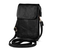 moex Classic Sling Mobile Phone Case for Hanging Leather Women's Mobile Phone Shoulder Bag with Purse and Mobile Phone Pocket, Small Handbag Crossbody Bag with Shoulder Strap and Magnetic Closure
