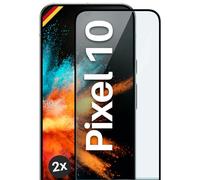 moex CurveProtect Tempered Glass Screen Protector for Google Pixel 10, Full Screen Protector Rimless, Full Screen Completely Covered, Tempered Glass Screen Protector, Curved 3D Glass Film, Black, Pack