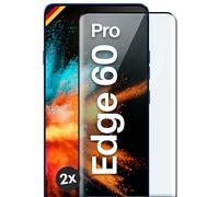 moex CurveProtect Tempered Glass Screen Protector for Motorola Edge 60 Pro, Full Screen Protector Rimless, Full Screen Completely Covered, Tempered Glass Screen Protector, Curved 3D Glass Film, Black