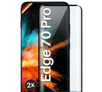moex CurveProtect Tempered Glass Screen Protector for Motorola Edge 70 Pro, Full Screen Protector Rimless, Full Screen Completely Covered, Tempered Glass Screen Protector, Curved 3D Glass Film, Black