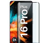moex CurveProtect Tempered Glass Screen Protector for Realme 16 Pro Plus, Full Screen Protector Rimless, Full Screen Completely Covered, Tempered Glass Screen Protector, Curved 3D Glass Film, Black