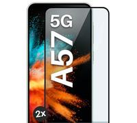 moex CurveProtect Tempered Glass Screen Protector for Samsung Galaxy A57 5G, Full Screen Protector Rimless, Full Screen Completely Covered, Tempered Glass Screen Protector, Curved 3D Glass Film, Black