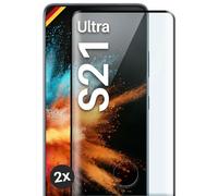 moex CurveProtect Tempered Glass Screen Protector for Samsung Galaxy S21 Ultra Full Screen Protector Rimless, Full Screen Completely Covered, Tempered Glass Screen Protector Curved 3D Glass Film