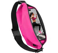 moex® Easy Bag for Telekom T Phone 2 Pro Running Belt for Mobile Phone, Running Bag, Jogging, Mobile Phone Case for Jogging, Sports Bum Bag, Waterproof, Fitness Running Belt - Neon Pink