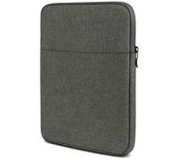 moex eBook Case for Kobo Sage Bag with Zip and Compartment for Accessories, Fabric E-Reader Sleeve Soft Padded, Protective Case Minimalist Dash Case, Dark Grey