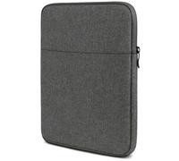 moex eBook Case for Pocketbook InkPad One Pocket with Zip and Compartment for Accessories, Fabric E-Reader Sleeve Soft Padded, Protective Case Minimalist Dash Case, Dark Grey