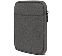 moex eBook Case for Pocketbook Verse Pro Colour Bag with Zip and Compartment for Accessories, Fabric E-Reader Sleeve Soft Padded, Protective Case Minimalist Dash Case, Dark Grey