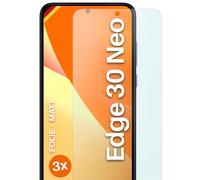 moex® FlexProtect Matte Screen Protector Compatible with Motorola Edge 30 Neo Film Anti-Glare Anti-Reflective Screen Protector Matte Screen Film Durable and Scratch Resistant - Pack of 3