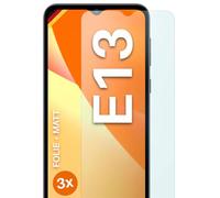 moex® FlexProtect Matte Screen Protector Compatible with Motorola Moto E13 Film Against Reflections, Anti-Reflective Screen Protector, Matte Screen Film, Robust and Scratch-Resistant - Pack of 3