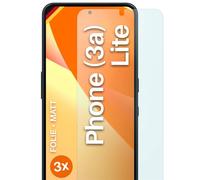 moex FlexProtect Matte Screen Protector for Nothing Phone (3a) Lite, Screen Protector Film Matte Against Reflections, Anti-Reflective Mobile Phone Film with Sun Protection, Compatible with Any Mobile
