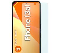 moex FlexProtect Matte Screen Protector for Nothing Phone (3a) Screen Protector Film Matte Against Reflections, Anti-Reflective Mobile Phone Film with Sun Protection, Compatible with Any Mobile Phone
