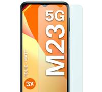 moex FlexProtect Matte Screen Protector for Samsung Galaxy M23 5G Screen Protector Film Matte Against Reflections, Anti-Reflective Mobile Phone Film with Sun Protection, Compatible with Any Mobile