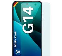 moex FlexProtect Screen Protector Compatible with Motorola Moto G14 Screen Protector Only 0.2 mm Thin HD Ultra Clear and Extra Scratch-Resistant - Pack of 3