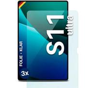 moex FlexProtect Screen Protector Compatible with Samsung Galaxy Tab S11 Ultra Screen Protector Only 0.2 mm Thin Film for the Display, HD Ultra Clear and Extra Scratch-Resistant - Pack of 3