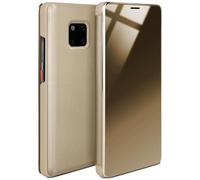 moex Huawei Mate 20 Pro | Premium Transparent Mirror Case 360° Full Protection Case Flip Cover - Gold
