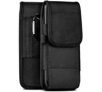 moex Mobile Phone Belt Bag for Nokia 225 (2024) Case with Belt Loop, Outdoor Mobile Phone Case Belt Mobile Phone Case, Robust 360 Degree Protective Case with Carabiner, Agility Case, Black