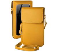 moex Mobile Phone Case for Leitzphone Powered by Xiaomi, Small Handbag with Mobile Phone Compartment and Viewing Window, 2 Extra Compartments, Mini PU Leather Mobile Phone Shoulder Bag