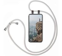 moex Mobile Phone Chain for Motorola Moto G86 5G Case with Removable Strap, Mobile Phone Case with Chain for Hanging, Mobile Phone Strap, 155 cm Long Fabric Cord Neck Case, Mobile Phone Neck Strap