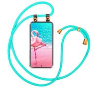moex Mobile Phone Chain for Redmi Note 14 Pro+ 5G, Removable Case with Strap, Mobile Phone Case with Chain for Hanging, Mobile Phone Strap Cord Neck Case, Necklace Mobile Phone Neck Strap, Turquoise