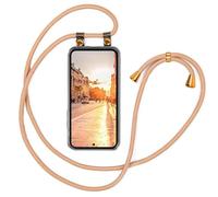 moex Mobile Phone Chain for Samsung Galaxy A55 5G, Removable Case with Strap, Mobile Phone Case with Chain for Hanging, Mobile Phone Strap, 155 cm Long Fabric Cord Neck Case, Mobile Phone Neck Strap