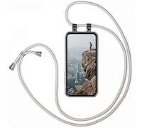 moex Mobile Phone Chain for Samsung Galaxy A56 5G, Removable Case with Strap, Mobile Phone Case with Chain for Hanging, Mobile Phone Strap, 155 cm Long Fabric Cord Neck Case, Mobile Phone Neck Strap