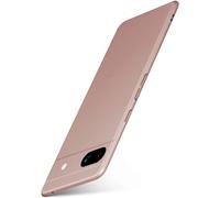 moex moex Alpha Case for Google Pixel 7a Minimalist Shockproof and Lightweight, Thinnest Mobile Phone Case, Super Slim Protective Case, Ultra Air Hard Case Made of Plastic, Rose Gold