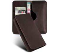 moex Purse Case for Fairphone 6 Mobile Phone Case with Wallet, Flip Case Made of PU Leather with Card Slot, Flip Case Protective Cover, 360 Degree All-Round Protection, Booklet Leather Case, Brown