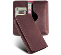 moex Purse Case for Poco F7 Ultra Mobile Phone Case with Wallet, Flip Case Made of PU Leather with Card Slot, Flip Case Protective Cover, 360 Degree All-Round Protection, Booklet Leather Case, Wine