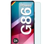 moex ShockProtect for Motorola Moto G86 Power 5G Tempered Glass 9H Hardness Screen Protector Tempered Glass 9H Screen Protector Film Ultra Clear Compatible with Any Case, Pack of 2