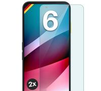 moex ShockProtect Tempered Glass Screen Protector for Fairphone 6 9H Hardness, 9H Screen Protector Film Ultra Clear, Compatible with Any Case, Pack of 2