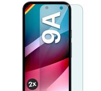 moex ShockProtect Tempered Glass Screen Protector for Google Pixel 9a 9H Hardness, 9H Screen Protector Film, Ultra Clear, Compatible with Any Case, Pack of 2