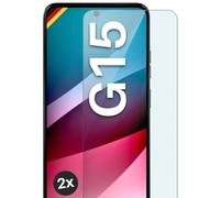 moex ShockProtect Tempered Glass Screen Protector for Motorola Moto G15 Screen Protector 9H Hardness, Tempered Glass Film Scratch-Resistant and Shatterproof, HD Screen Protector Ultra Clear