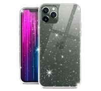moex Sparky Case Compatible with Apple iPhone 11 Pro Case with Glitter Effect, Transparent Silicone Mobile Phone Case, Thin, Girls Protective Cover Ultra Slim - Crystal Clear