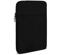 moex Tablet Case for Blackview Mega 8 - Sleeve Case with Compartment for Accessories, Polyester Fibre Protective Case Minimalist with Zip, Water-Repellent, Black