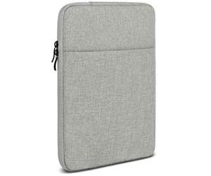 moex Tablet Case for Honor MagicPad 2, Pocket with Zip and Compartment for Accessories, Nylon Fabric Sleeve, Soft Padded, Protective Case, Minimalist Dash Case, Grey