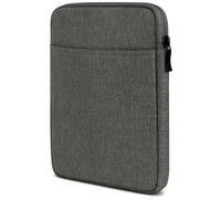 moex Tablet Case for Nokia T10 - Sleeve Case with Compartment for Accessories, Polyester Fibre Protective Case Minimalist with Zip, Water-Repellent, Dark Grey