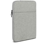 moex Tablet Case for OnePlus Pad 3, Bag with Zip and Compartment for Accessories, Nylon Fabric Sleeve, Soft Padded, Protective Case, Minimalist Dash Case, Grey