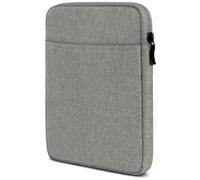 moex Tablet Case for Samsung Galaxy Tab A11, Bag with Zip and Compartment for Accessories, Nylon Fabric Sleeve, Soft Padded, Protective Case, Minimalist Dash Case, Grey