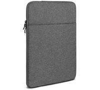 moex Tablet Case for Samsung Galaxy Tab S11 Ultra, Case with Zip and Compartment for Accessories, Nylon Fabric Sleeve, Soft Padded, Protective Case, Minimalist Dash Case, Dark Grey